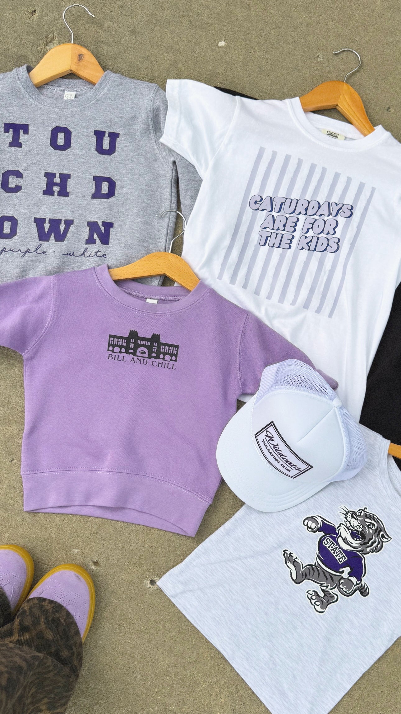 STRIPED CATURDAYS ARE FOR THE KIDS— INFANT ONESIE + TODDLER/YOUTH TEE