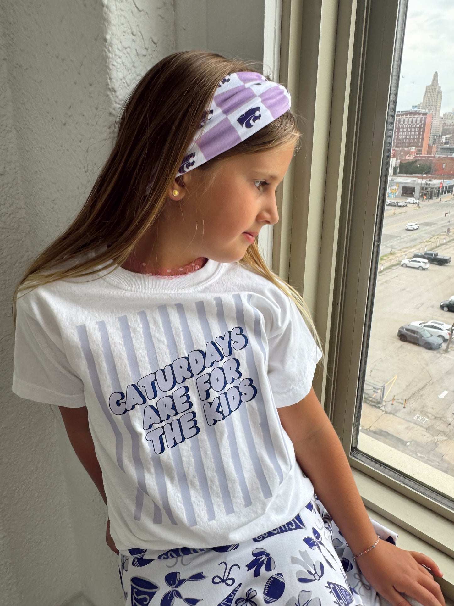 STRIPED CATURDAYS ARE FOR THE KIDS— INFANT ONESIE + TODDLER/YOUTH TEE