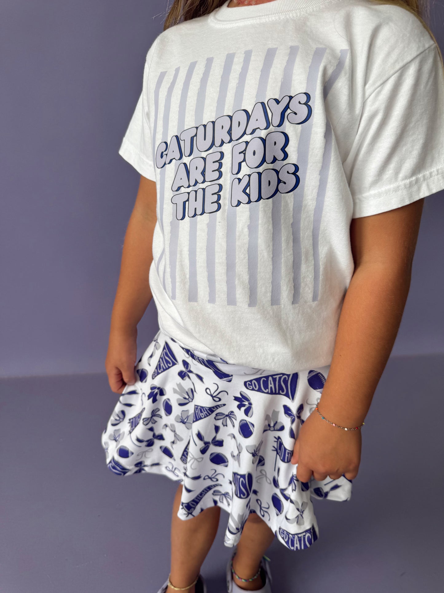 STRIPED CATURDAYS ARE FOR THE KIDS— INFANT ONESIE + TODDLER/YOUTH TEE