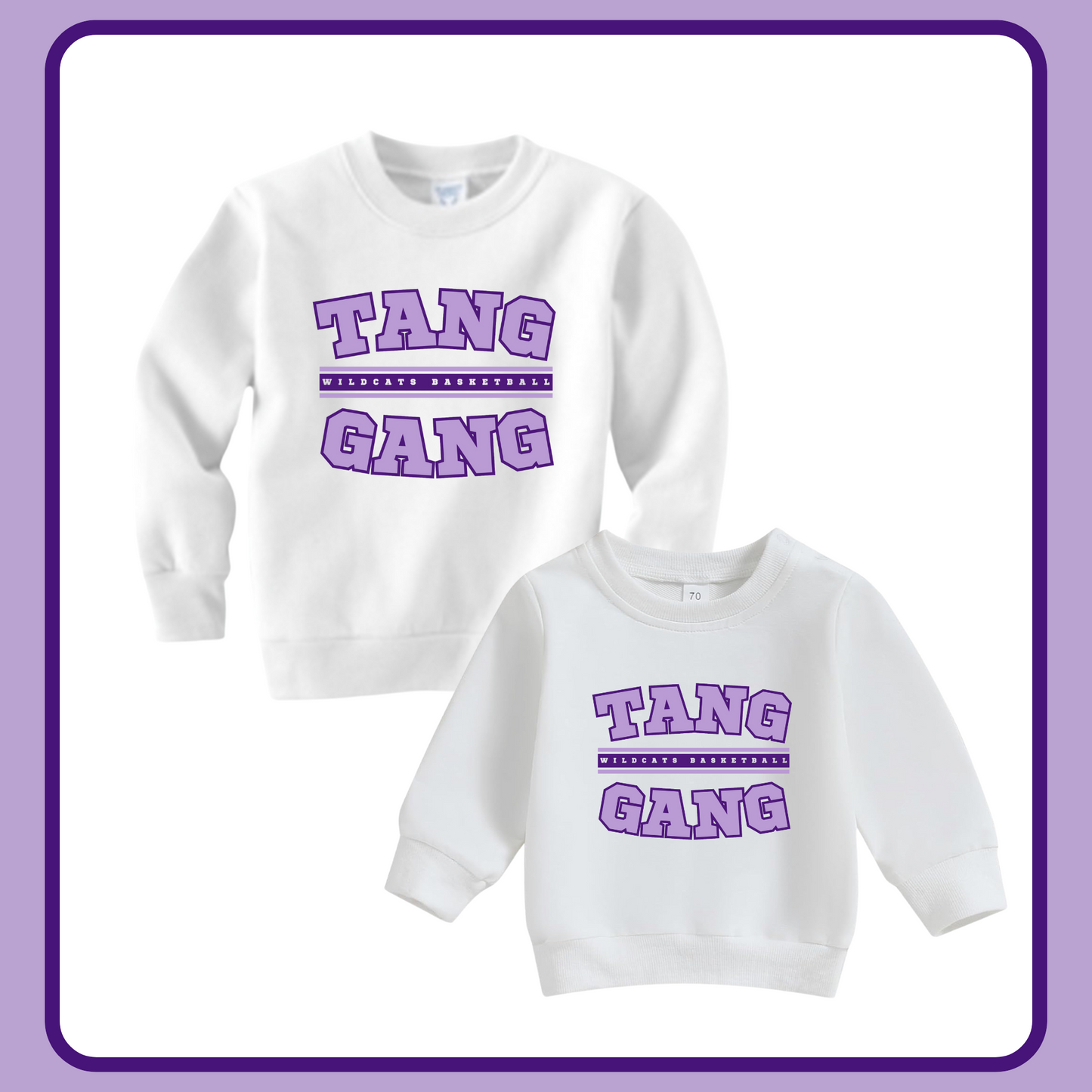 WHITE TANG GANG CREWNECK