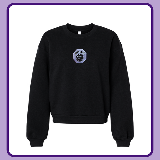 DOOM PATCH— ADULT RELAXED CROP CREWNECK