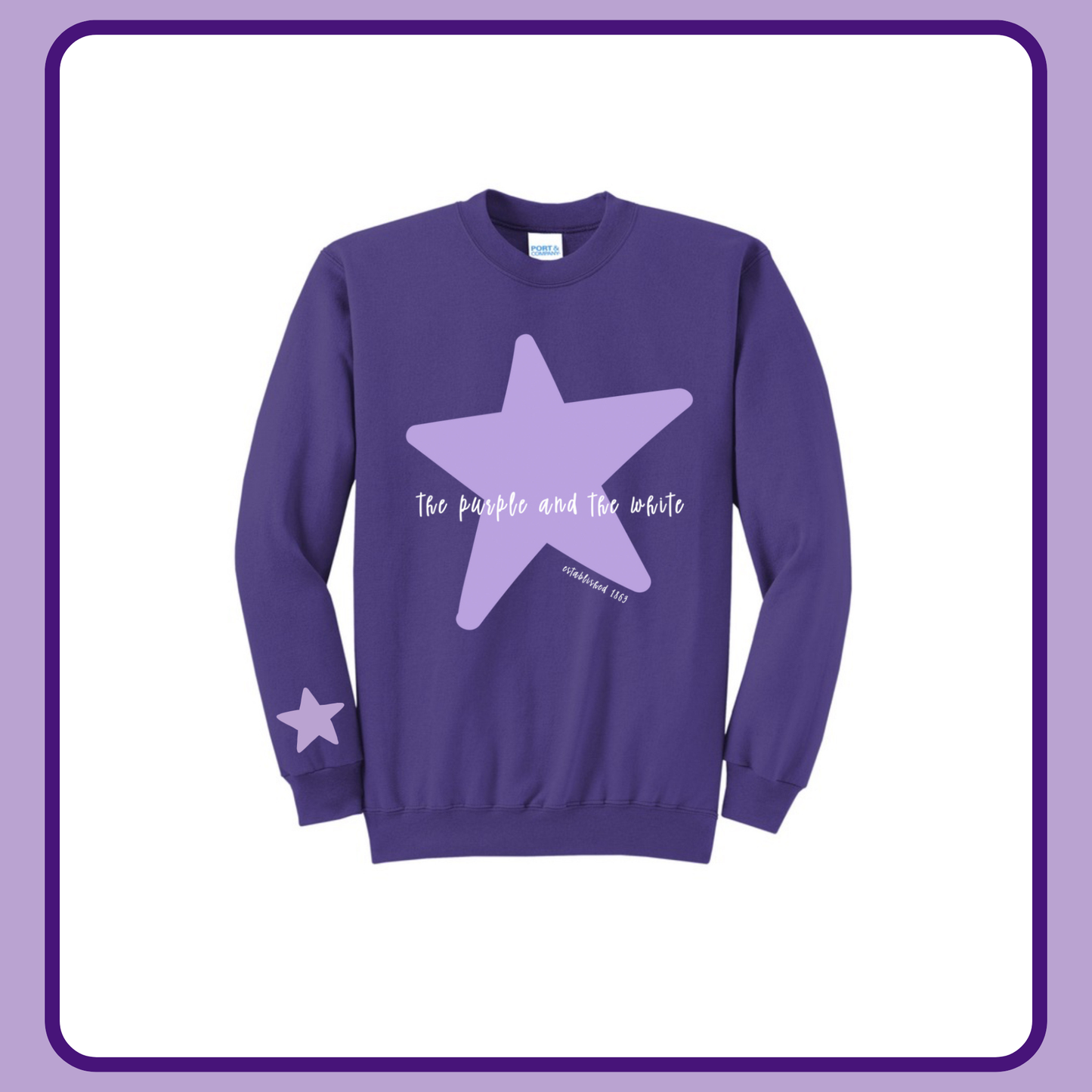 SCHOOL SPIRIT STAR - YOUTH CREWNECK