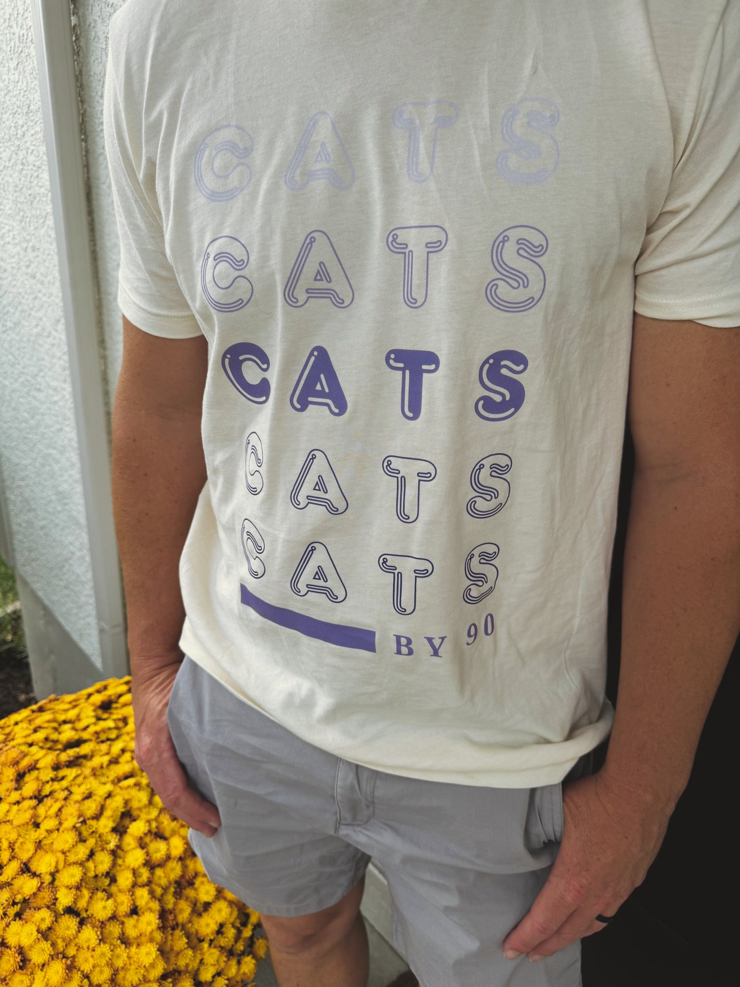 CATS BY 90—ADULT TEE