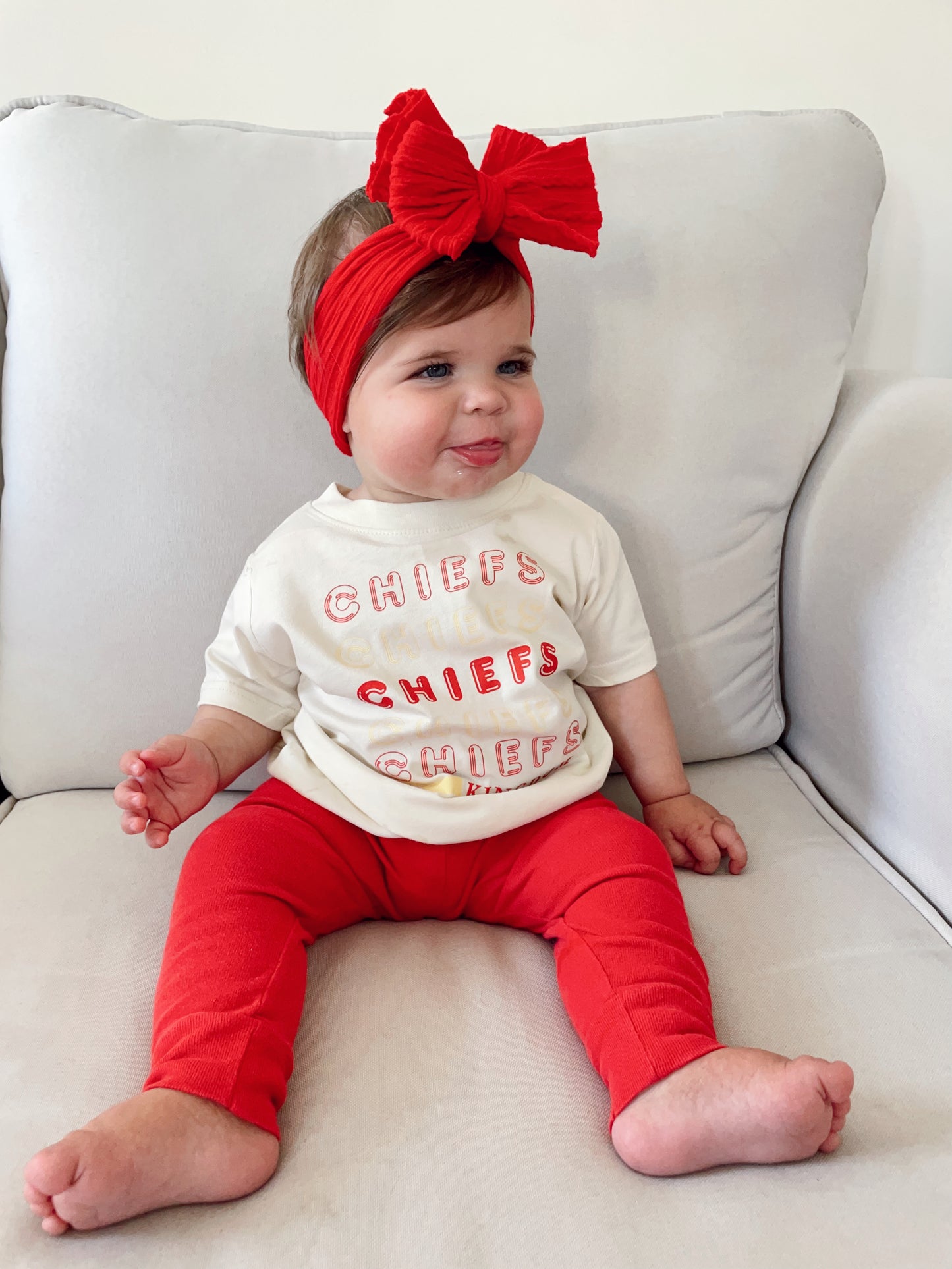 CHIEFS KINGDOM ONESIE/TEE