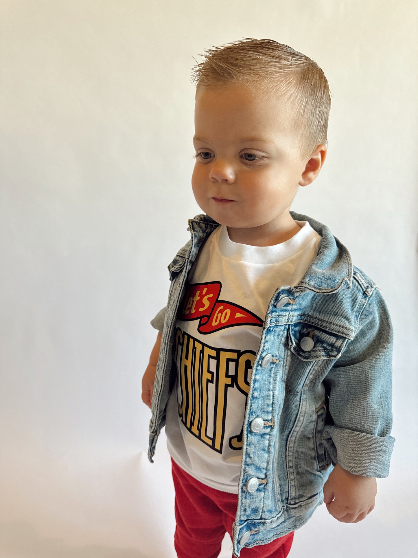 LET’S GO CHIEFS ONESIE/TEE