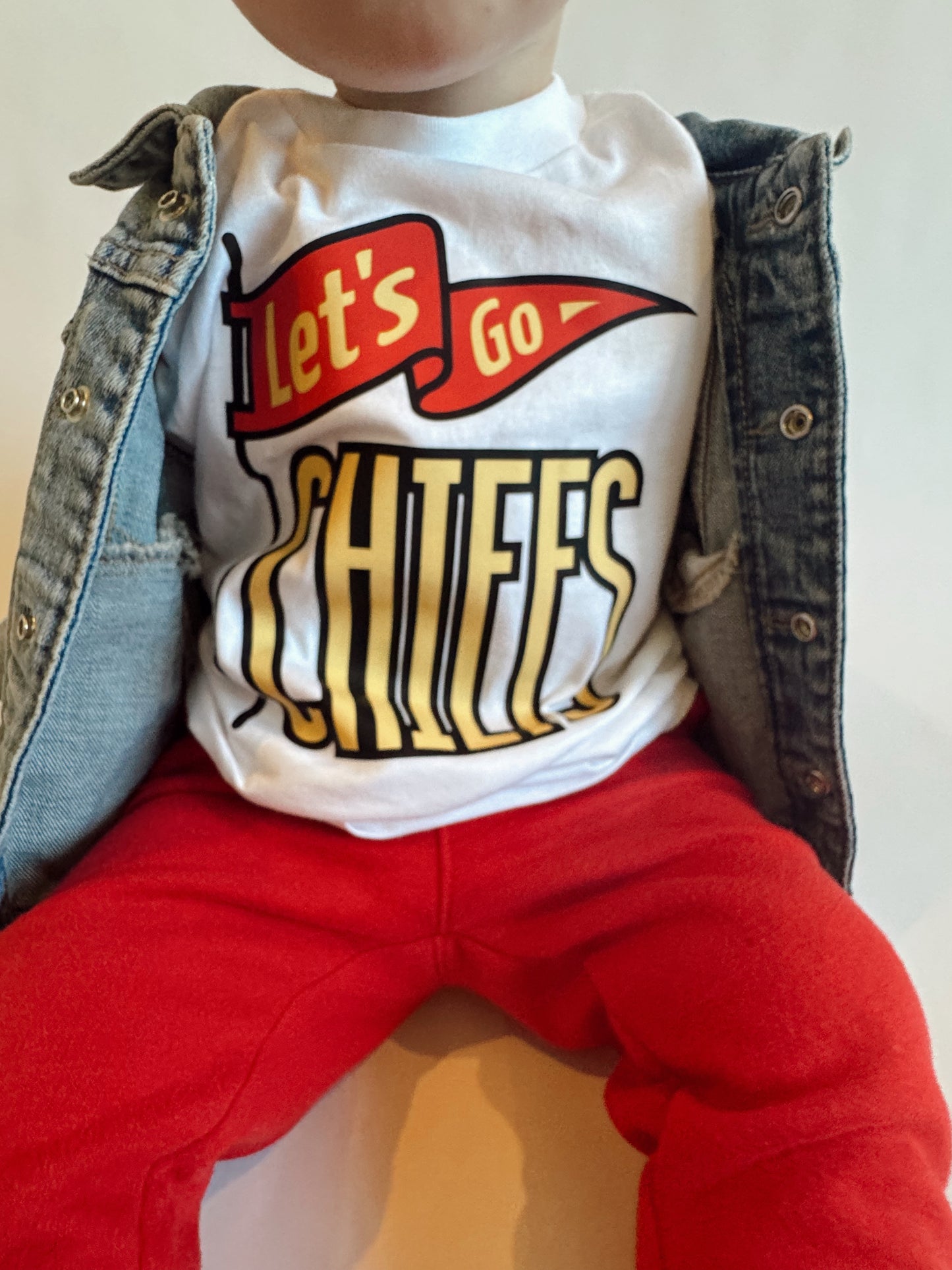 LET’S GO CHIEFS ONESIE/TEE