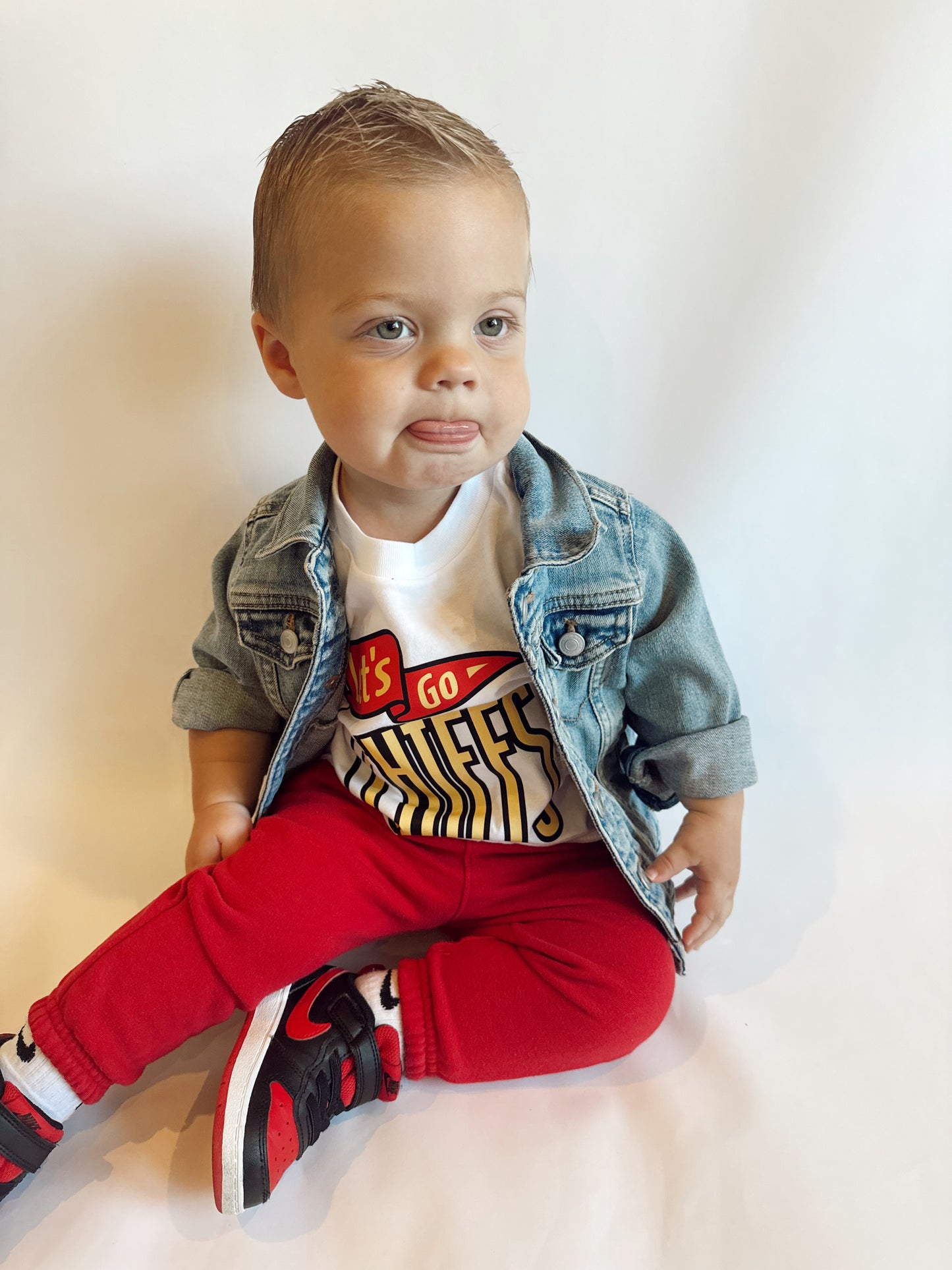 LET’S GO CHIEFS ONESIE/TEE