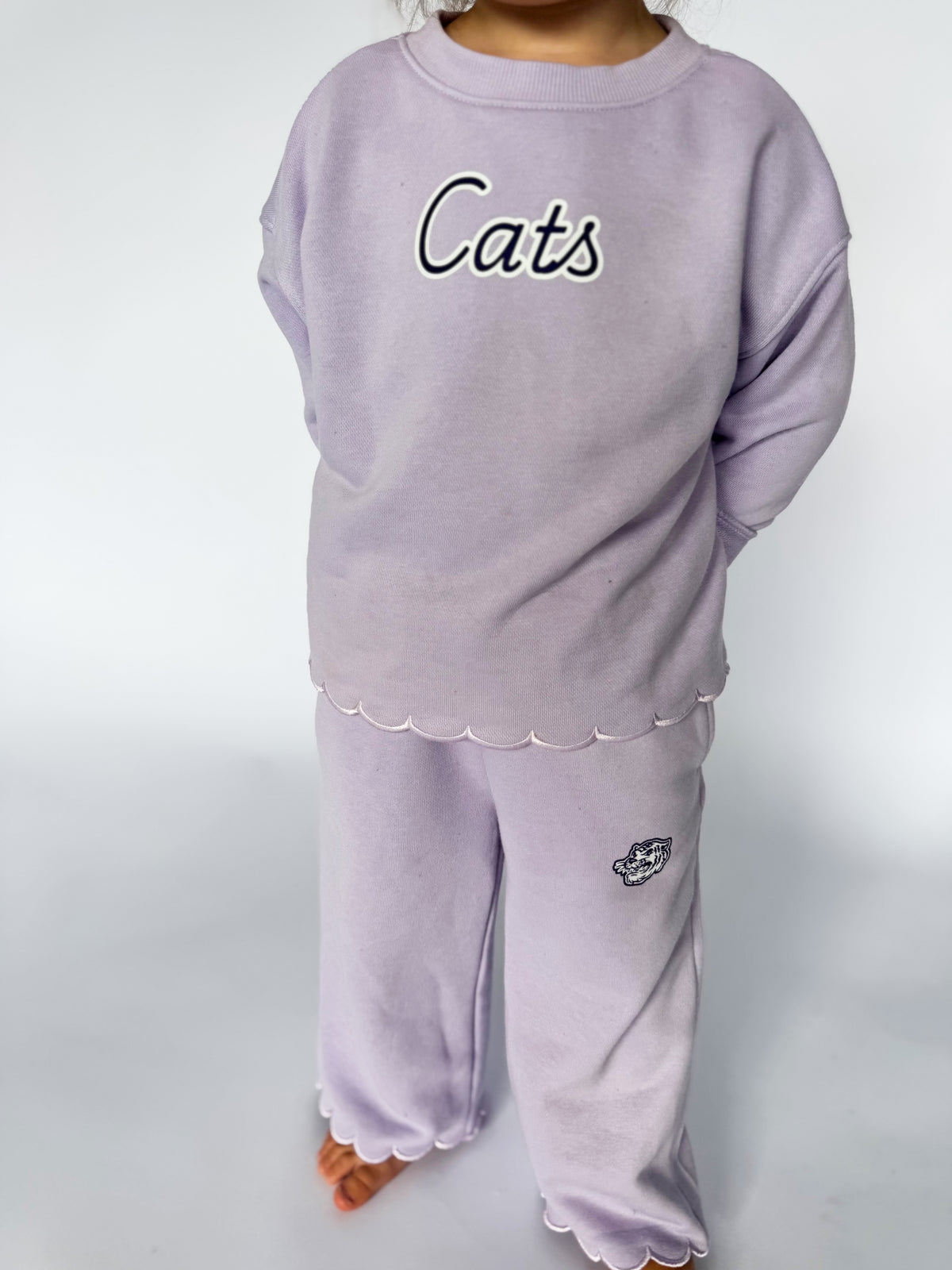 LAVENDER CATS SET- TODDLER