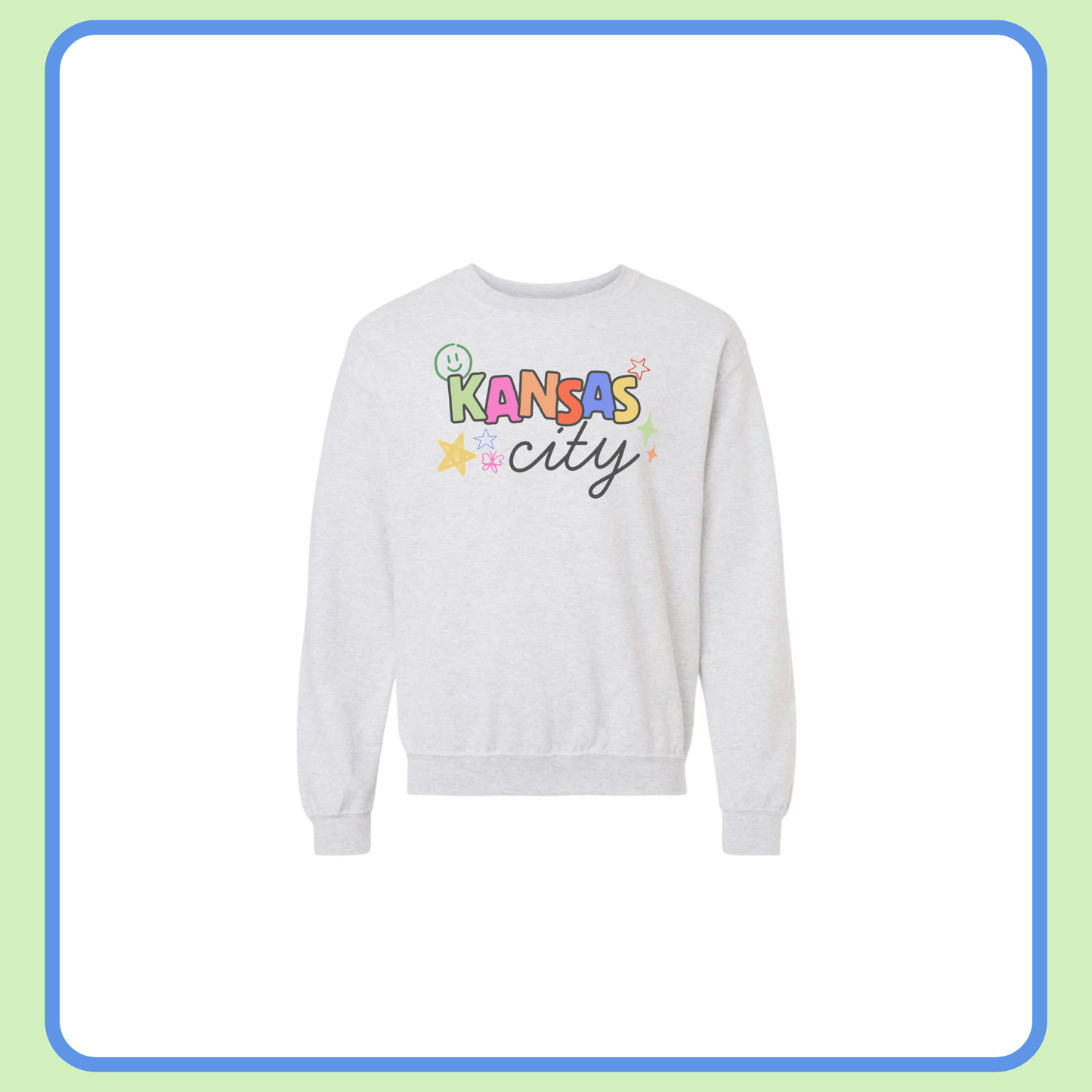 KANSAS CITY DOODLE— YOUTH CREWNECK