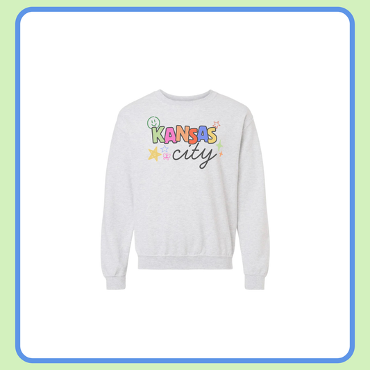 KANSAS CITY DOODLE— YOUTH CREWNECK