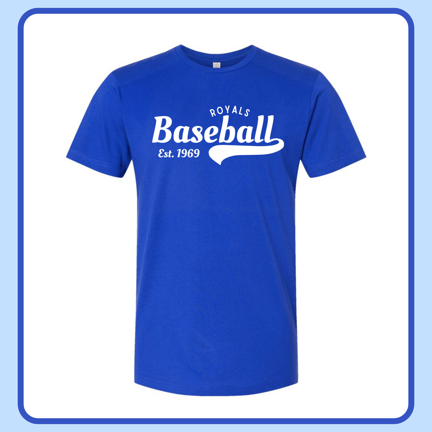 ROYALS BASEBALL JERSEY TEE— ADULT
