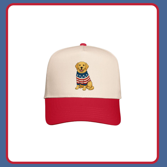 GOLDEN RETRIEVER TRUCKER HAT