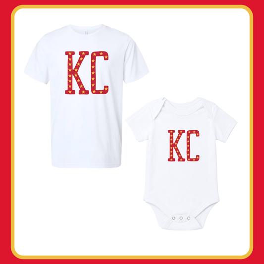 KC STARS- INFANT ONESIE + TODDLER/YOUTH TEE