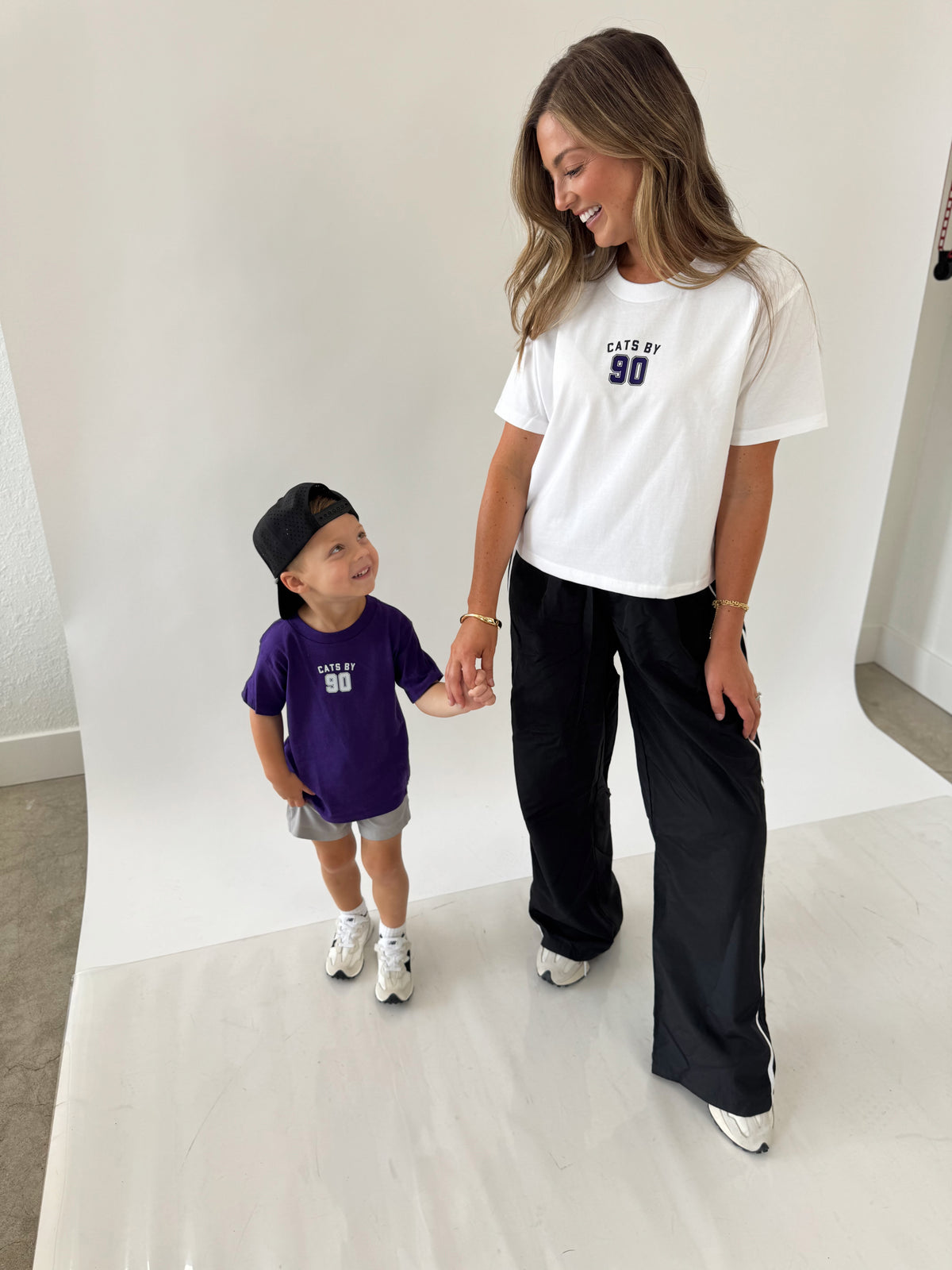 CATS BY 90 PURPLE STAPLE- TODDLER + YOUTH TEE