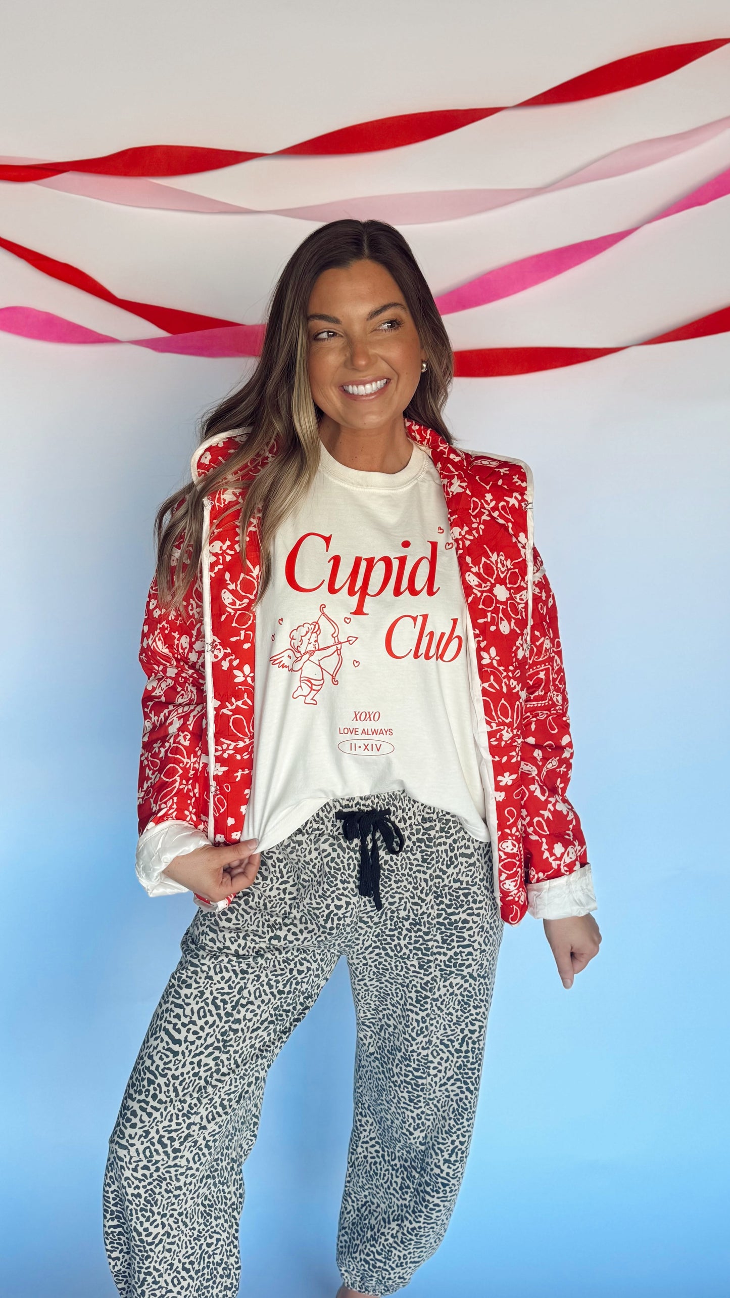 CUPID CLUB—ADULT TEE (Comfort Colors Women’s Boxy)