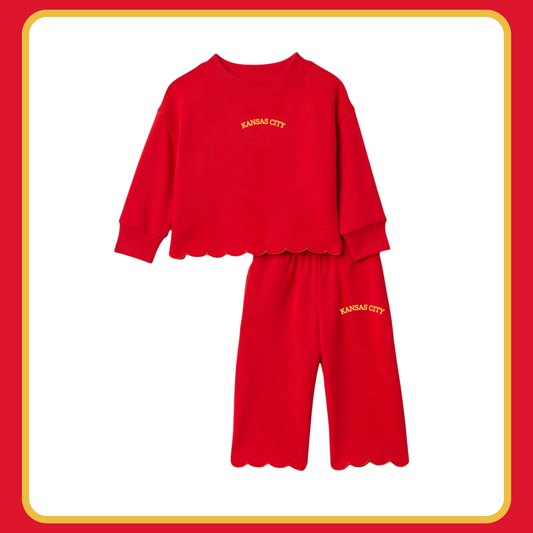 RED KANSAS CITY SET- INFANT/TODDLER