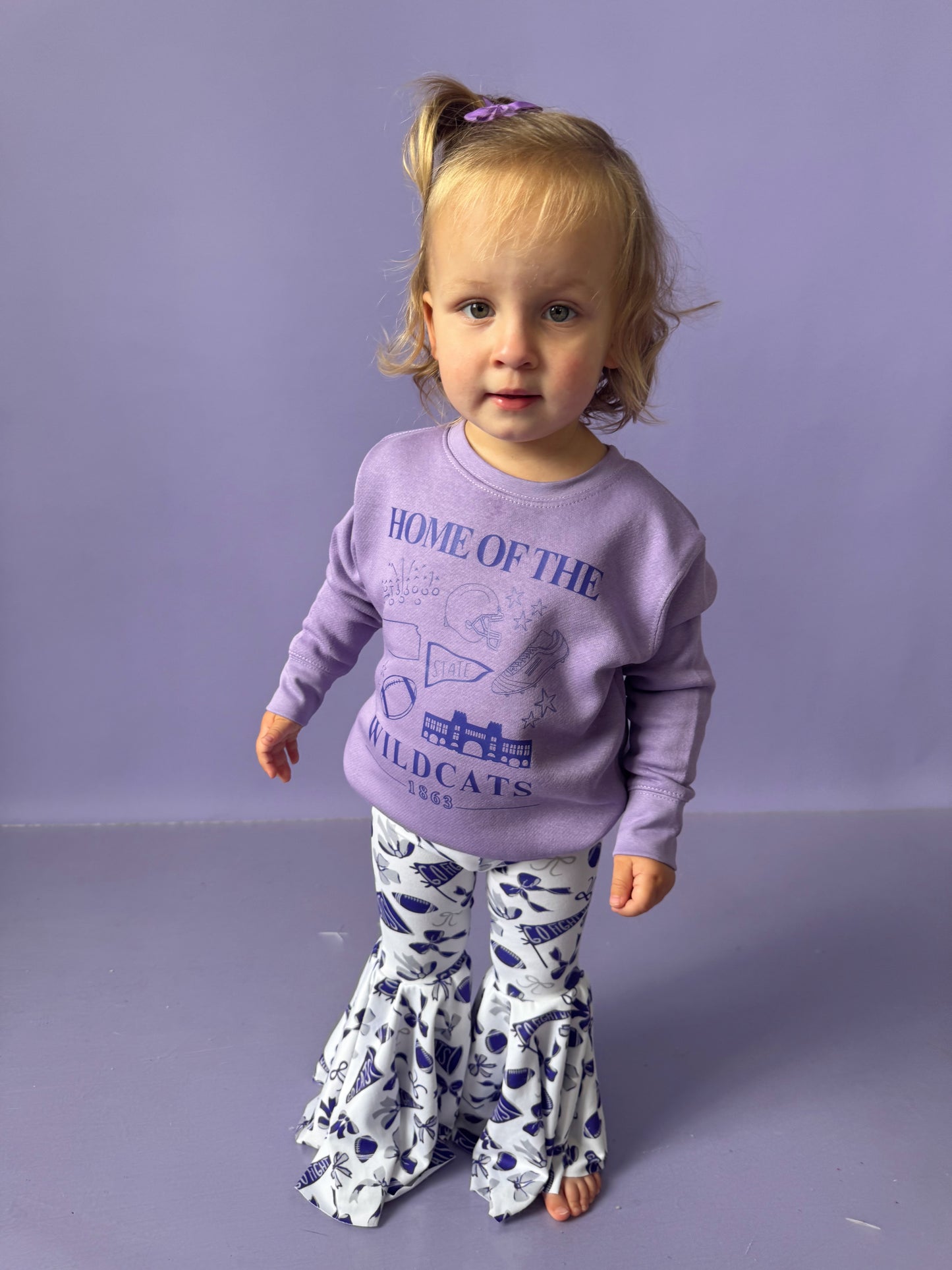 HOME OF THE WILDCATS— TODDLER CREWNECK