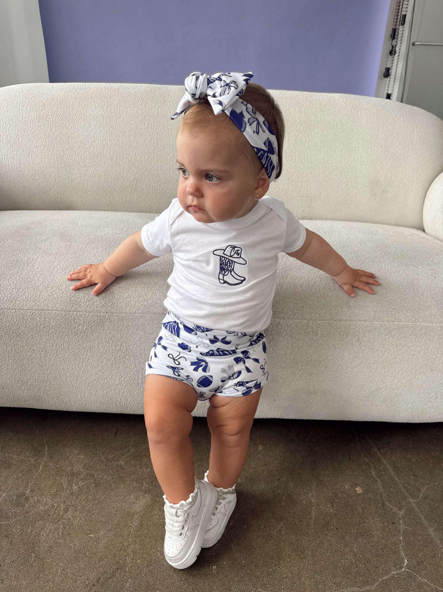 (PREORDER) COWGIRL CATS EMBROIDERED—INFANT ONESIE + TODDLER/YOUTH TEE