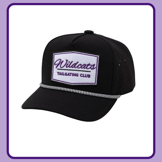 WILDCATS TAILGATING CLUB- PERFORMANCE ROPE HAT