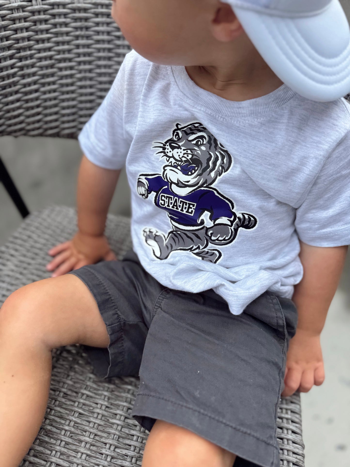 WILDCAT (ASH)—INFANT, TODDLER + YOUTH TEE