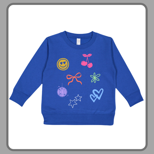 GIRLS ICONS CREWNECK
