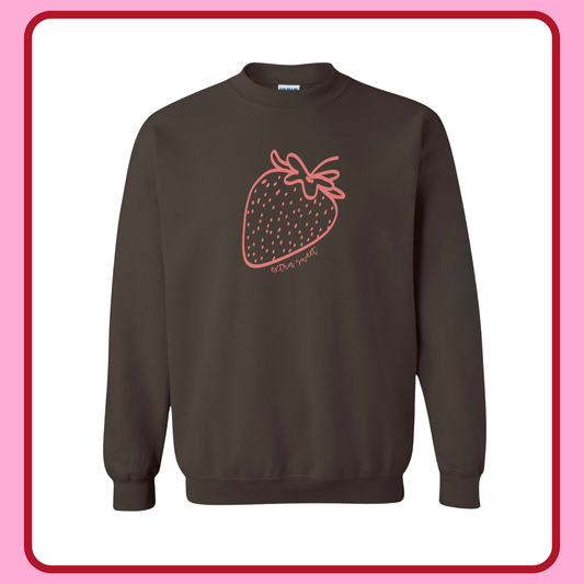 CHOCOLATE STRAWBERRIES- ADULT CREWNECK