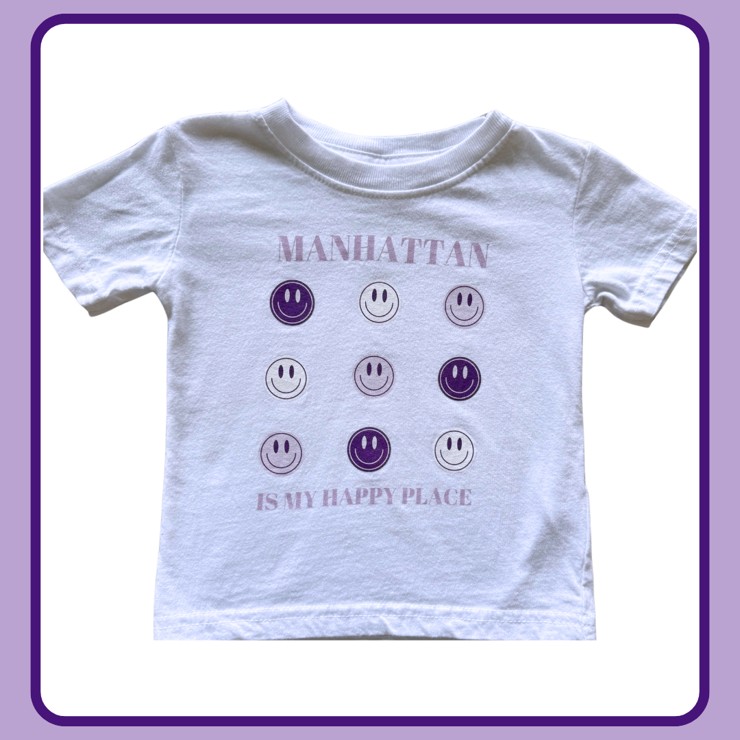 MANHATTAN IS MY HAPPY PLACE TEE