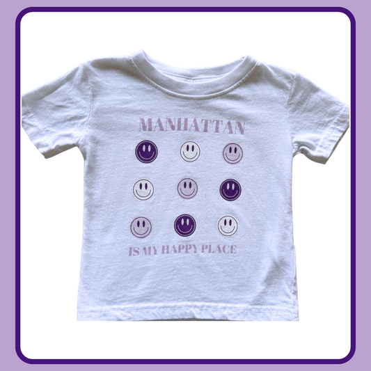 MANHATTAN IS MY HAPPY PLACE TEE