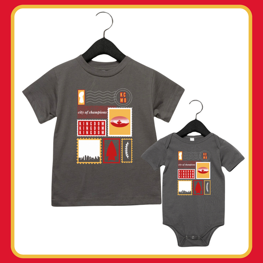 KC STAMPS ONESIE/TEE