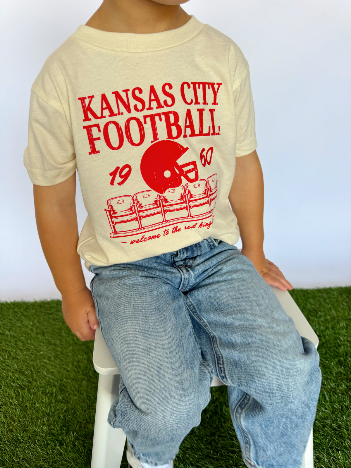 KC FOOTBALL- INFANT ONESIE + TODDLER/YOUTH TEE