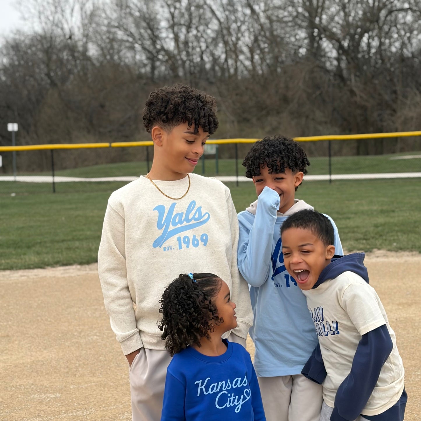 NATURAL YALS - INFANT FLEECE ONESIE + TODDLER/YOUTH CREWNECK