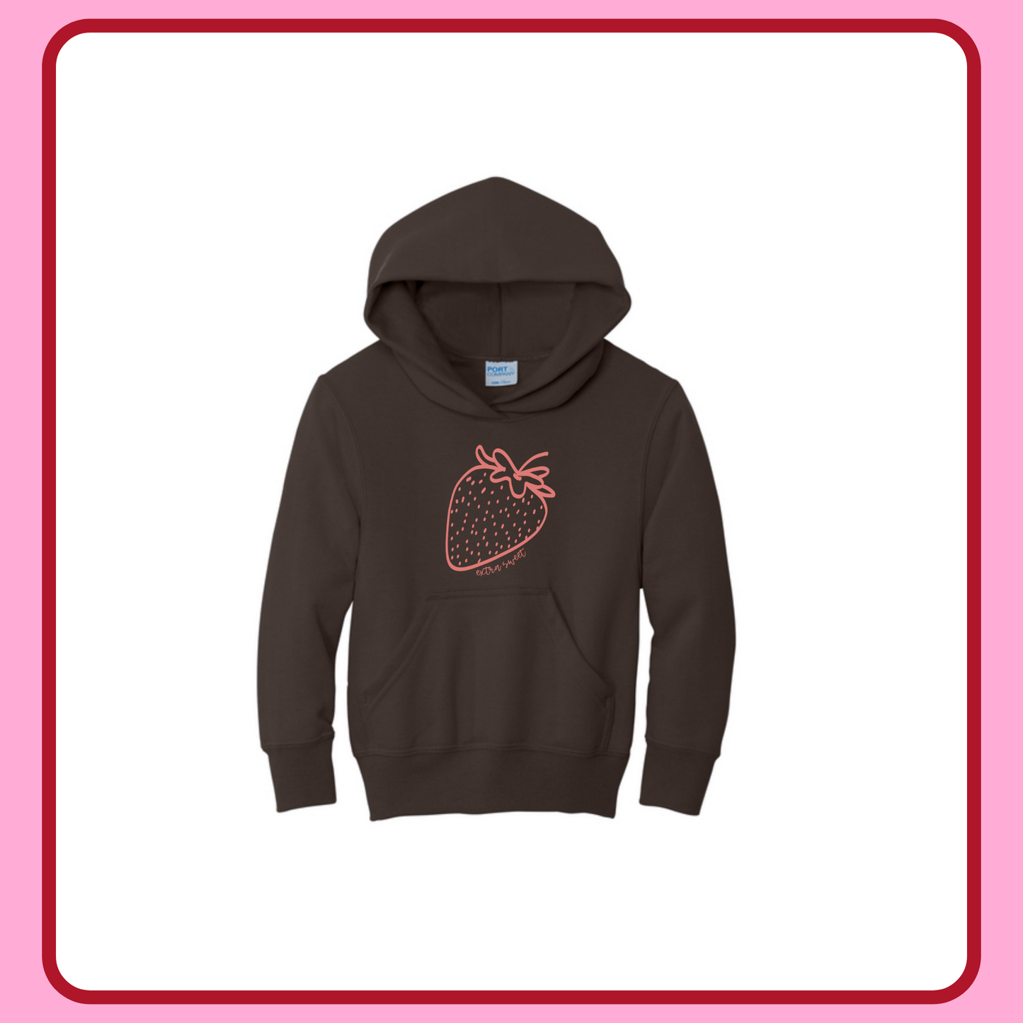 CHOCOLATE STRAWBERRIES—YOUTH HOODIE