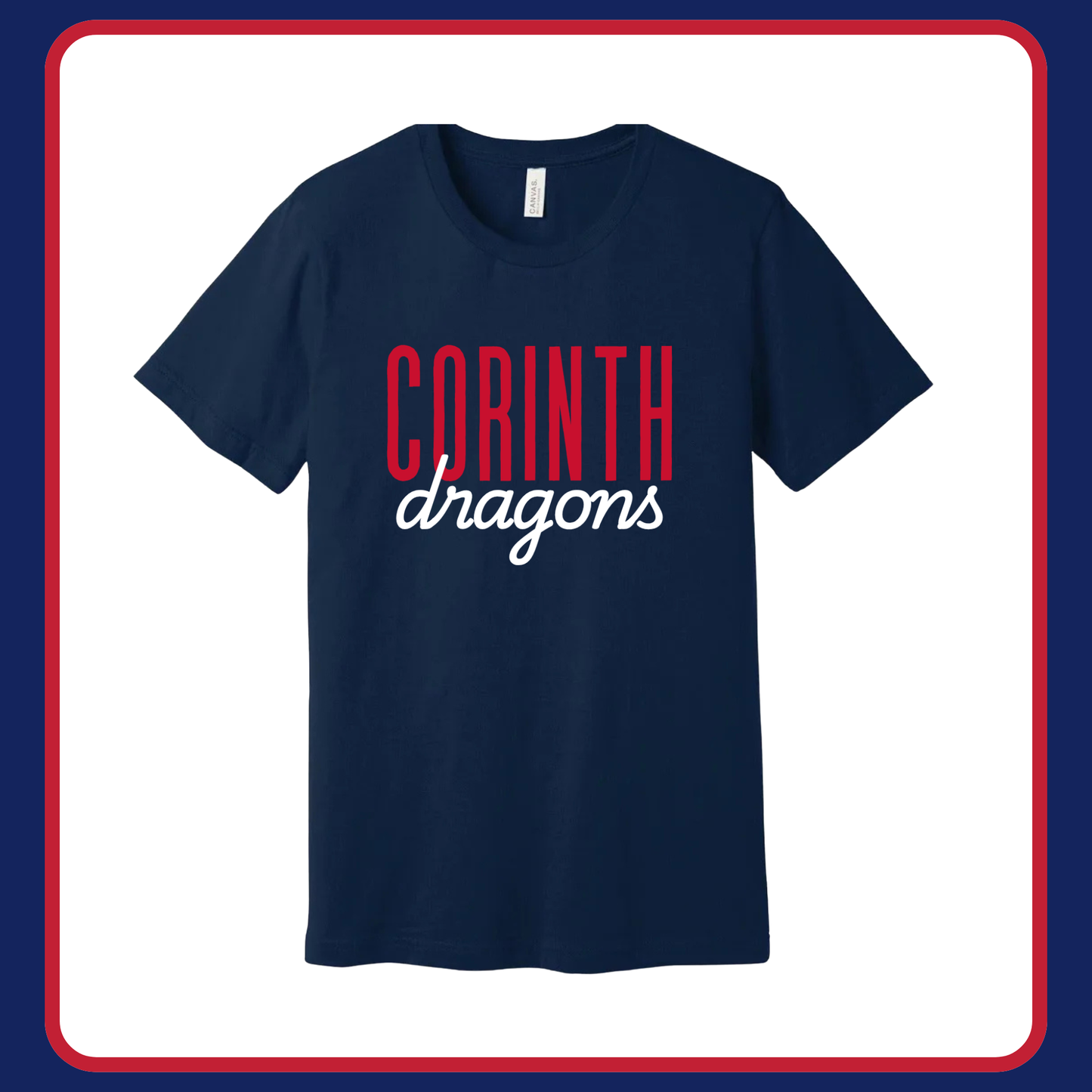 Corinth Dragons Script- Youth/Adult T-Shirt