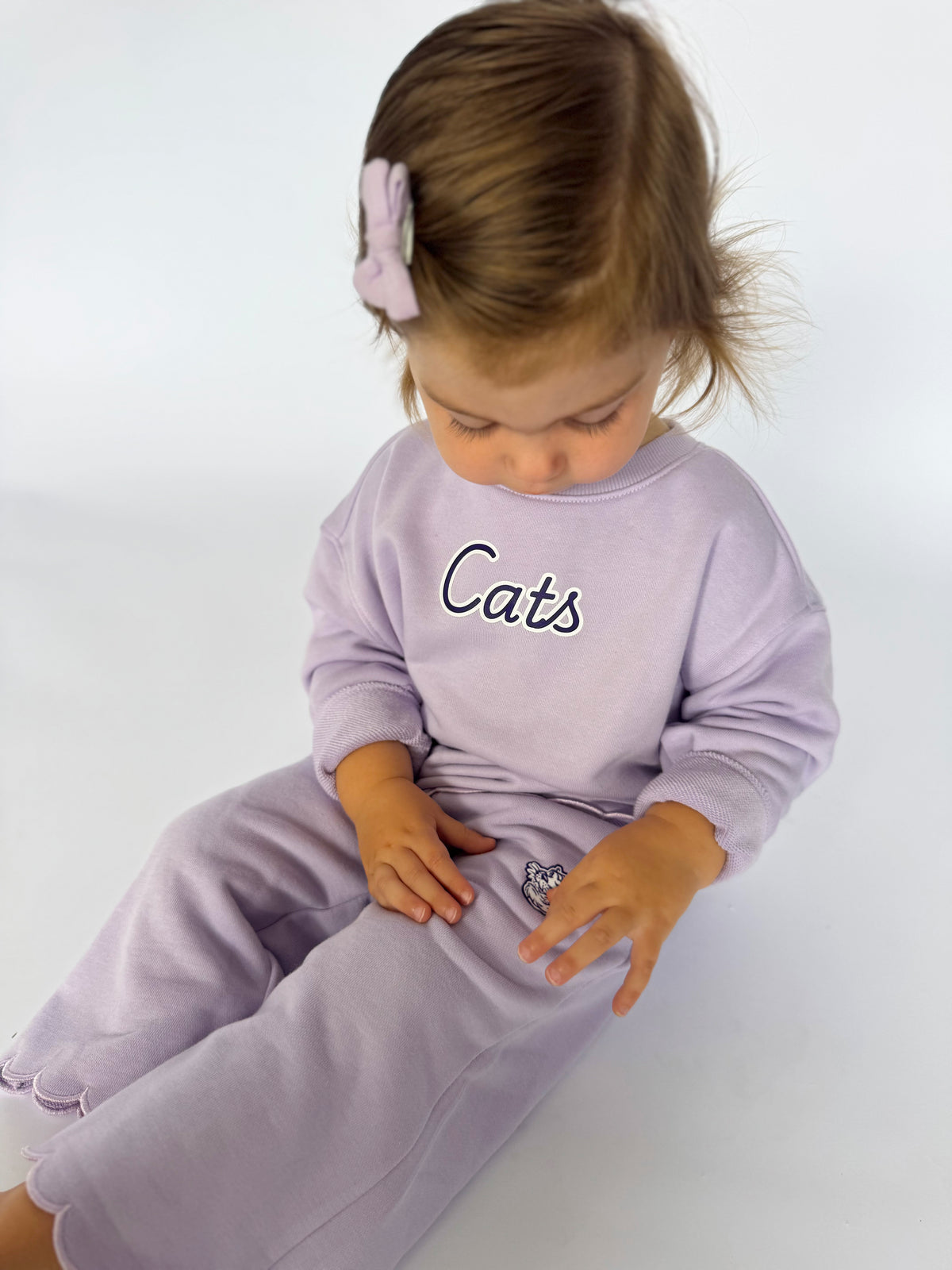 LAVENDER CATS SET- TODDLER