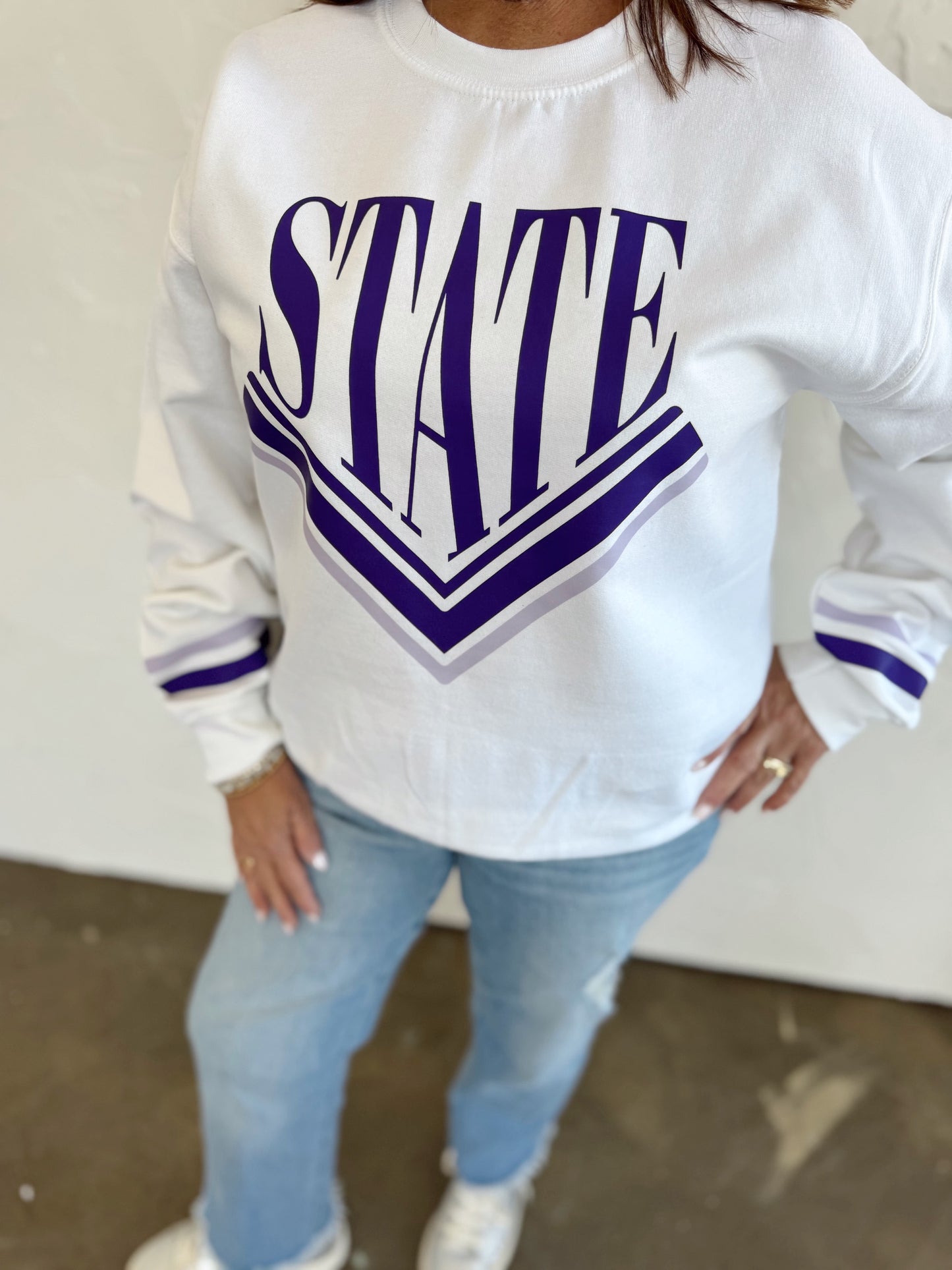 RETRO STATE- ADULT CREWNECK