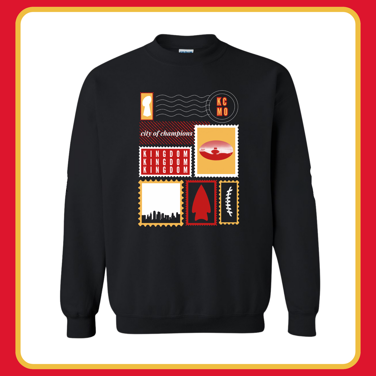 KC STAMPS — ADULT CREWNECK