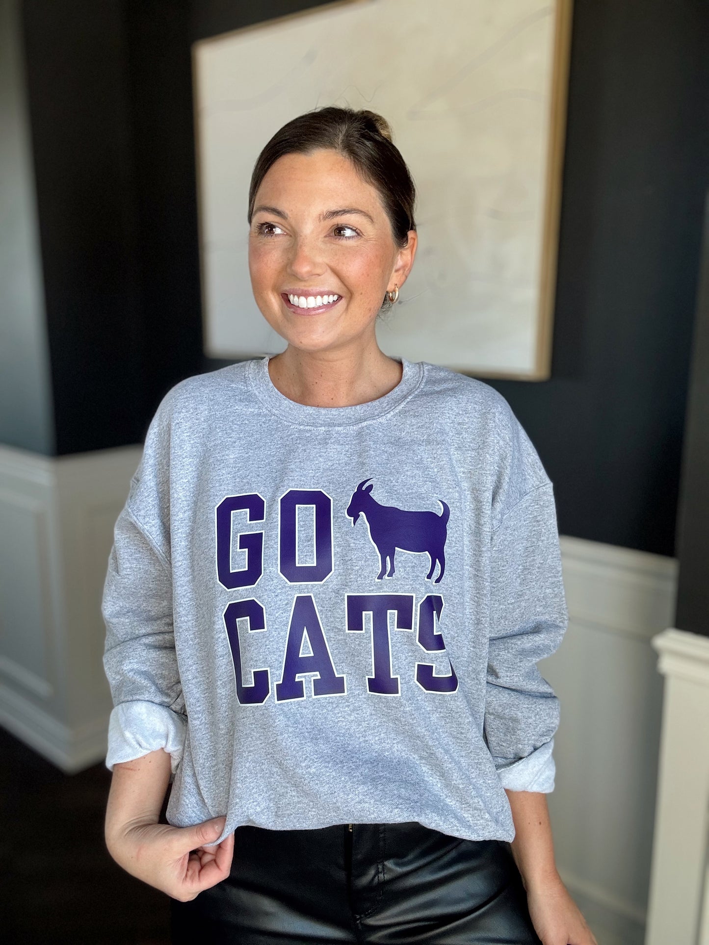 GO(AT) CATS— ADULT CREWNECK