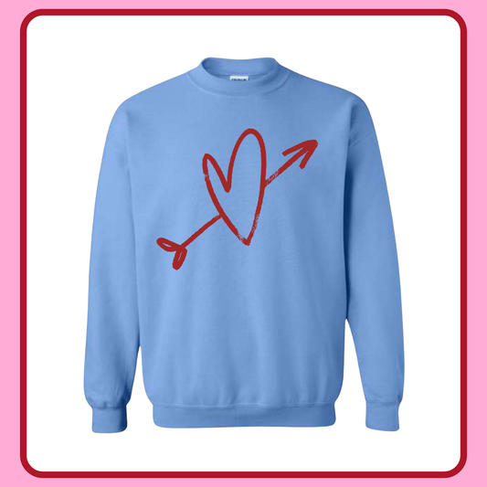 CUPID IN THE CLOUDS—ADULT CREWNECK
