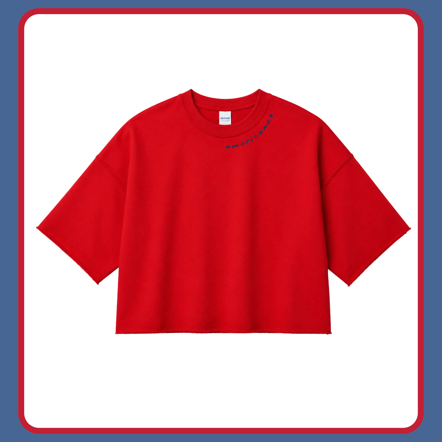 AMERICANA CROP FLEECE—ADULT