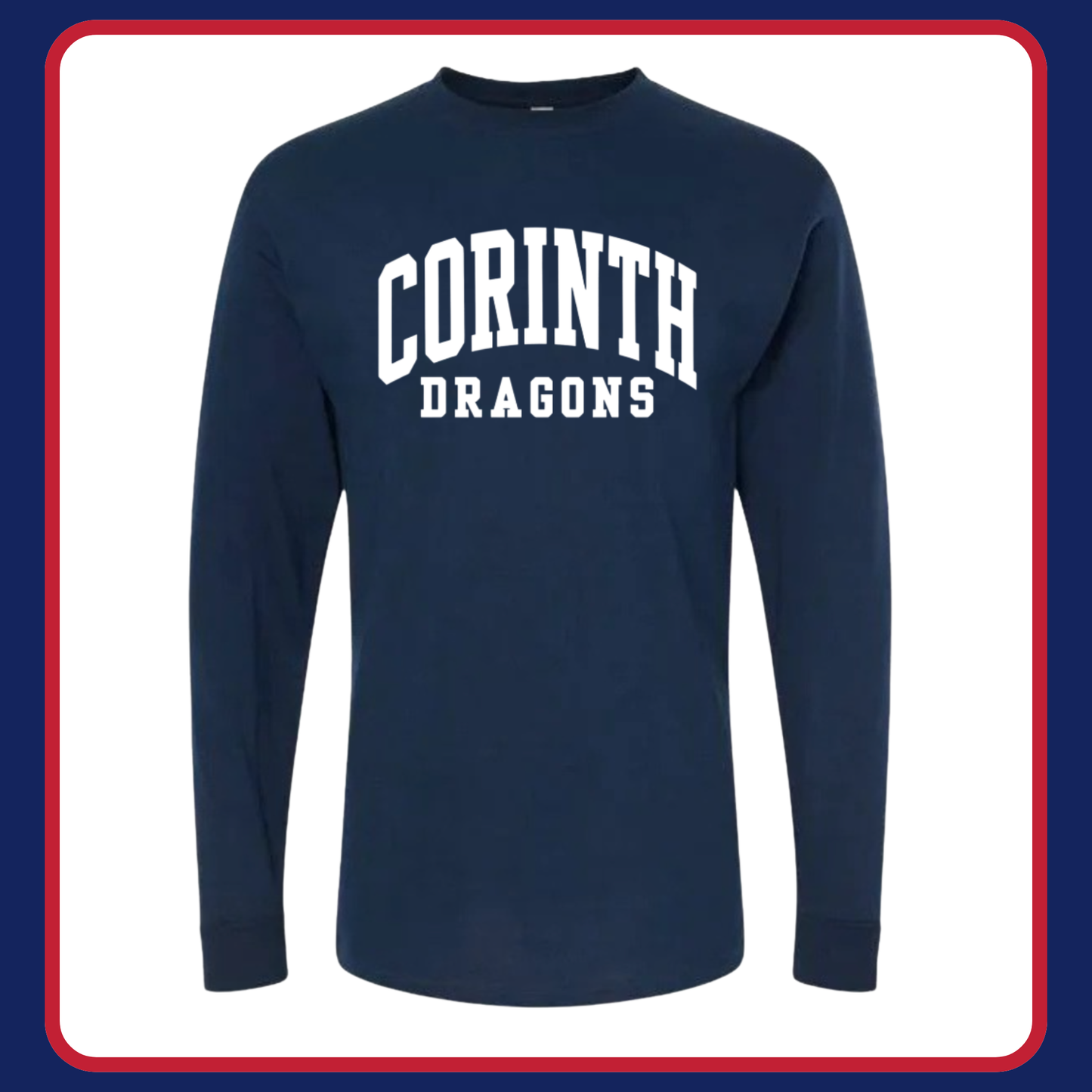 Classic Corinth Dragons- Youth/Adult Long Sleeve T-Shirt