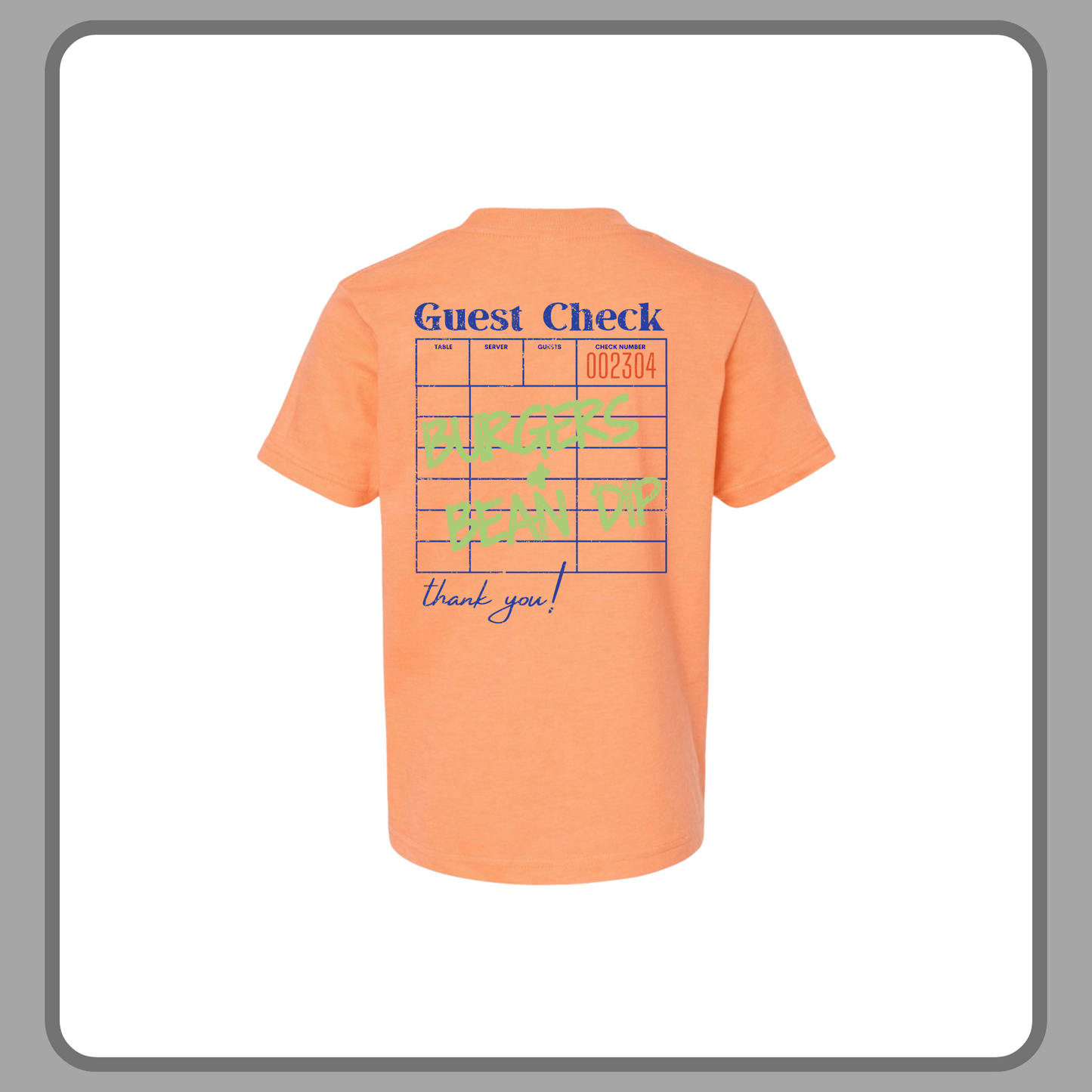 SEE YOU AT SO LONG ORANGE— YOUTH TEE