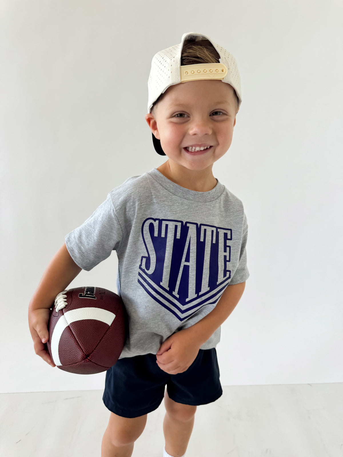GRAY VARSITY STATE- INFANT ONESIE + TODDLER/YOUTH TEE