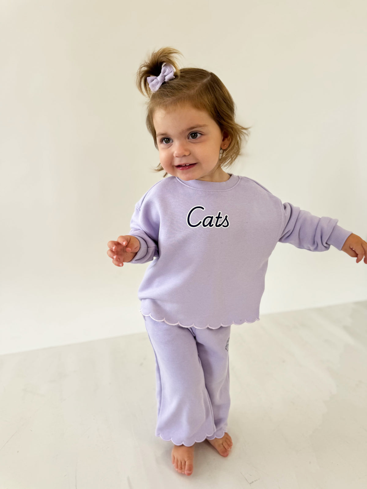 LAVENDER CATS SET- TODDLER