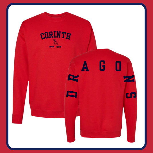 VARSITY STYLE—CREWNECK SWEATSHIRT