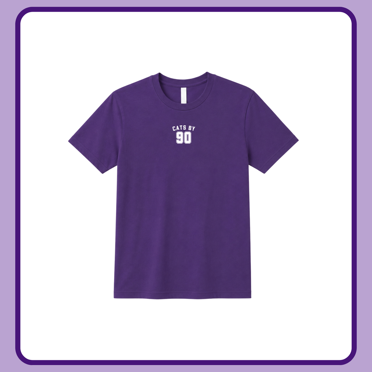 CATS BY 90 PURPLE STAPLE- TODDLER + YOUTH TEE
