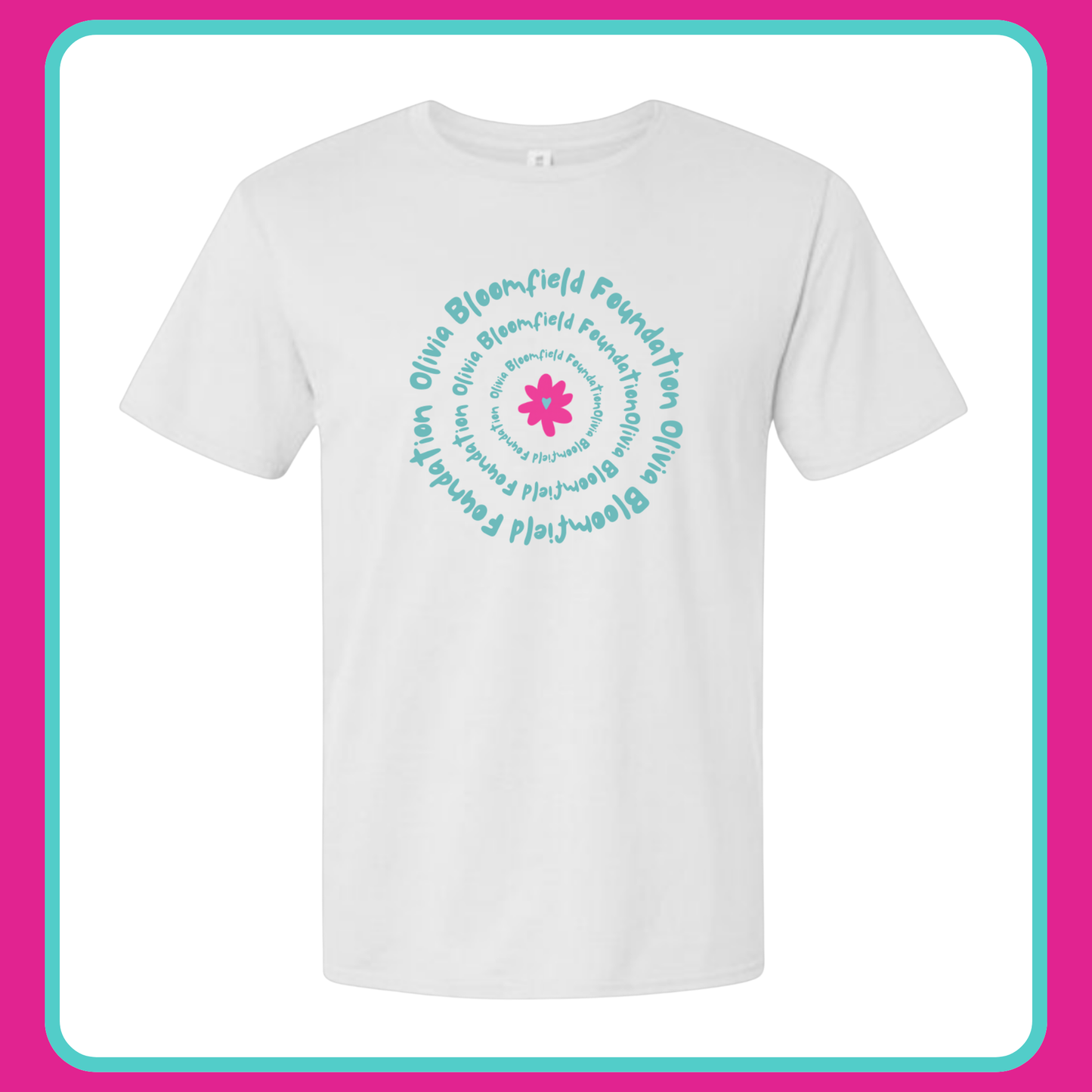 OBF FLORAL TEE (WHITE)