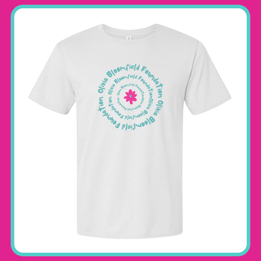 OBF FLORAL TEE (WHITE)