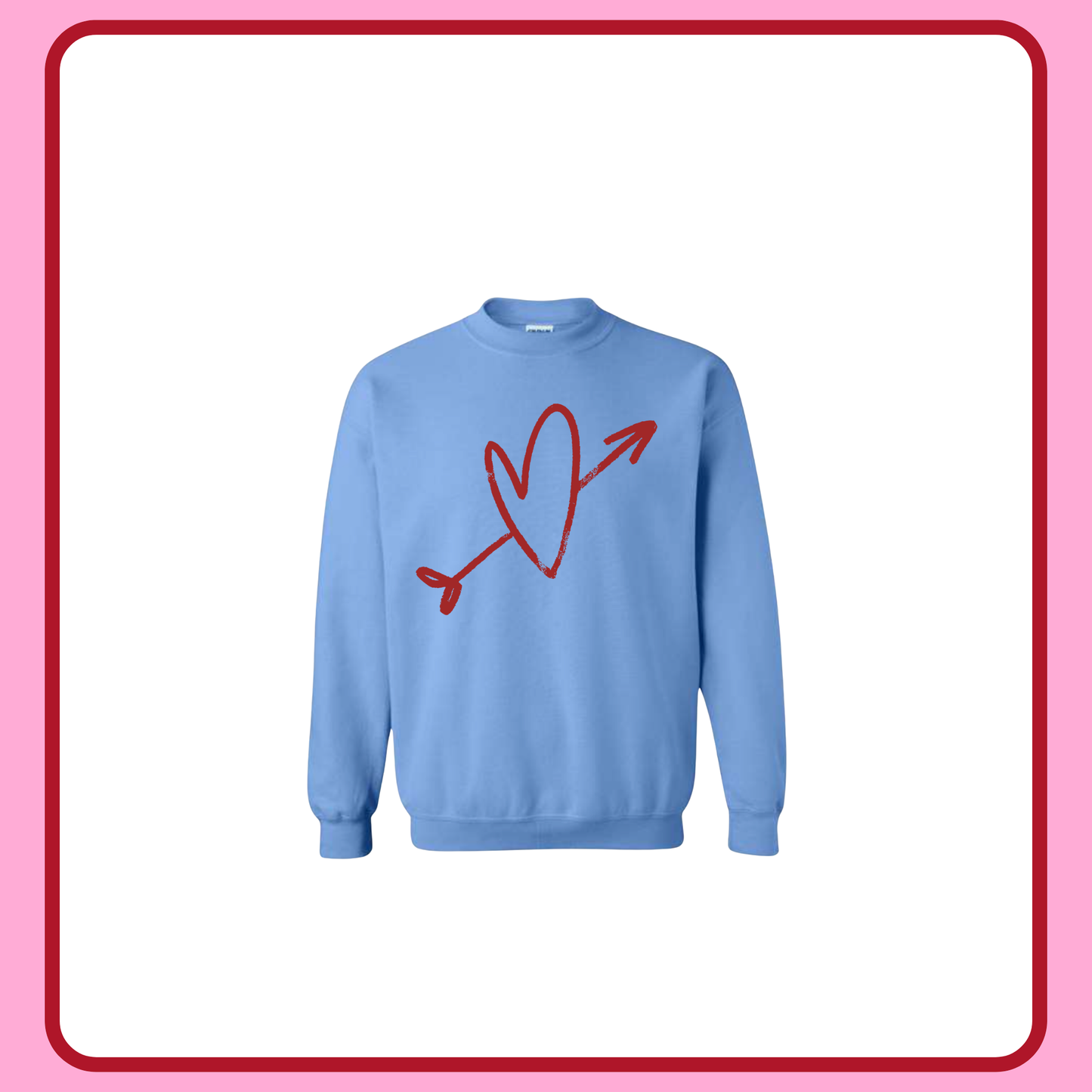 CUPID IN THE CLOUDS—YOUTH CREWNECK