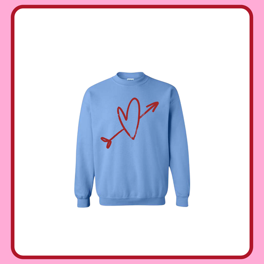 CUPID IN THE CLOUDS—YOUTH CREWNECK