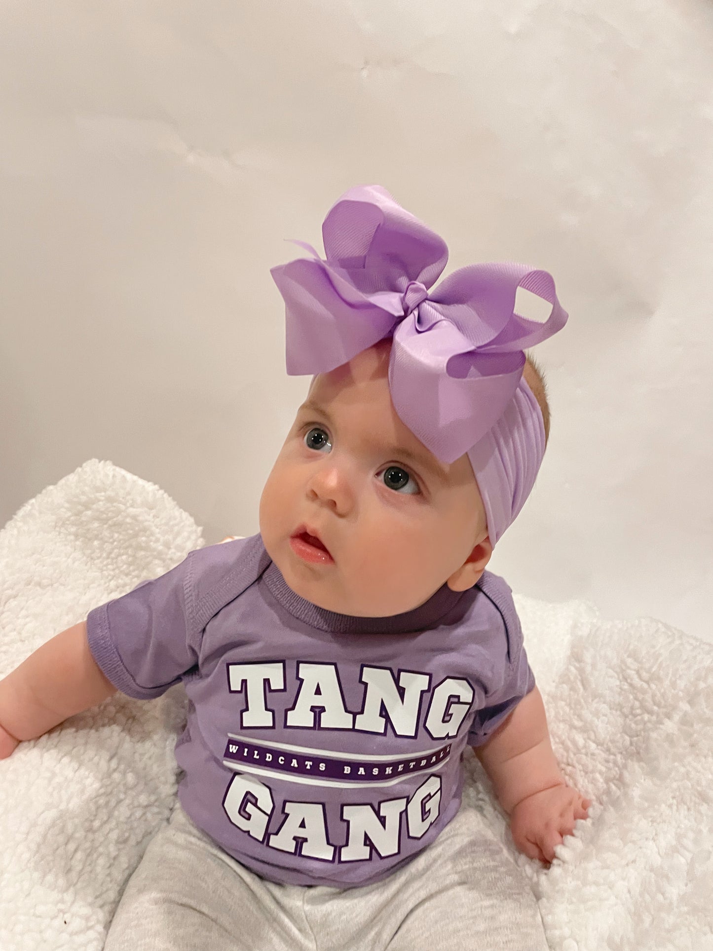 TANG GANG LAVENDER ONESIE/TEE